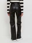 Женские кожаные брюки, штаны широкие